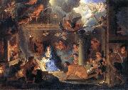 LE BRUN, Charles Adoration of the Shepherds sg USA oil painting reproduction